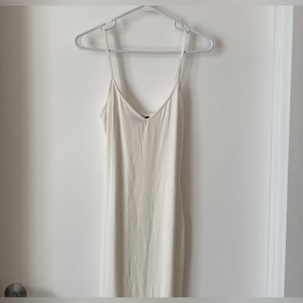 White tank bodycon midi dress - Picture 7 of 8